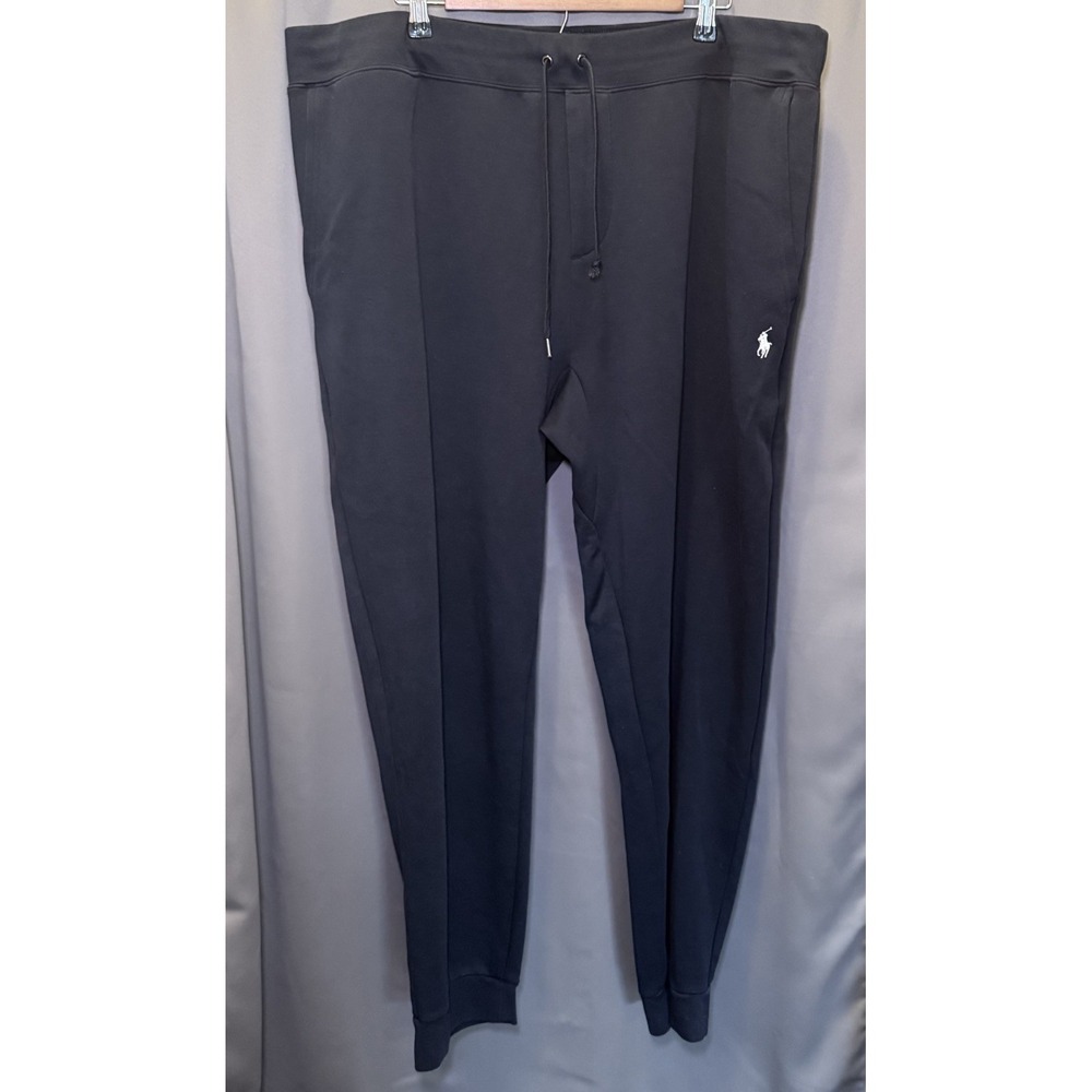 Polo Ralph Lauren Pants Mens 2XLT Navy Fleece Jogger Sweatpants Drawstring Pony